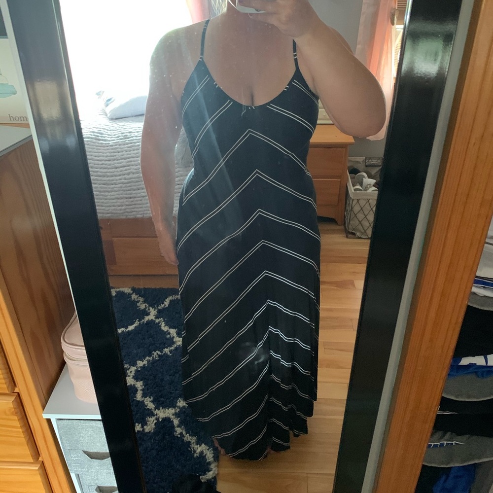 Long black dress